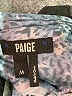 Paige 100% Polyester Animal Print Blue Long Sleeve Blouse Size M - photo 7