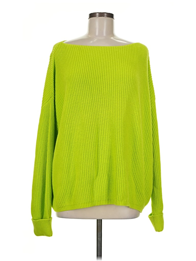 Pre-owned French Connection Pullover Sweater In Green