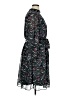 Lane Bryant 100% Polyester Paisley Black Casual Dress Size 14 - photo 4
