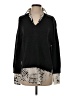 Brochu Walker Animal Print Black Wool Pullover Sweater Size XS - photo 1
