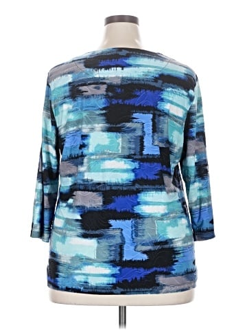 JM Collection 3/4 Sleeve T-Shirt (view 2)