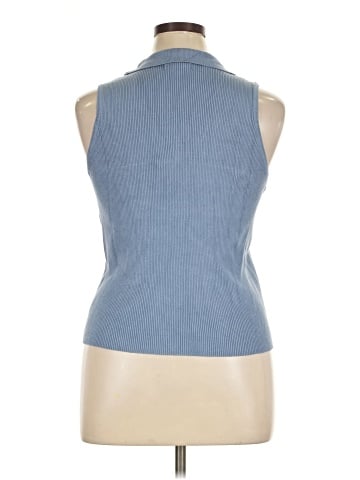 H By Halston Sleeveless Blouse (view 2)