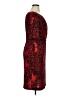 Connected Apparel Print Red Cocktail Dress Size 14 - photo 4