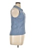 H By Halston Blue Sleeveless Blouse Size XL - photo 4
