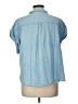 Old Navy 100% Cotton Blue Short Sleeve Button-Down Shirt Size L - photo 2