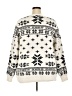 Barefoot Dreams Cozychic Lite 100% Polyester Stars Ivory Pullover Sweater Size 2X - photo 2
