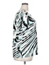JM Collection Animal Print Teal Short Sleeve T-Shirt Size 2X - photo 4