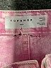 Topshop 100% Cotton Color Block Pink Jeans Size 30 waist - photo 7