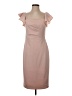 Calvin Klein Solid Pink Cocktail Dress Size 4 - photo 1