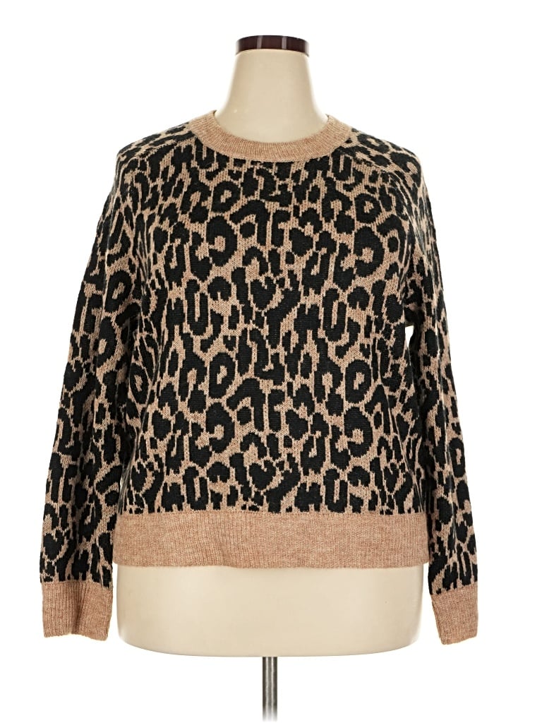 J.crew Factory Store Pullover Sweater In Brown