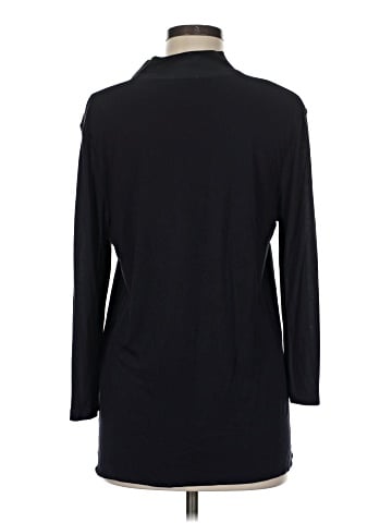 Reiss Long Sleeve Silk Top (view 2)