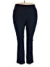 Croft & Barrow Solid Blue Active Pants Size 18 - photo 1