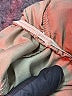 Glam Tan 3/4 Sleeve Blouse Size S - photo 8