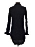 New Look 100% Nylon Black Long Sleeve Blouse Size S - photo 2
