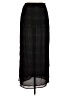 Banana Republic 100% Polyester Plaid Black Formal Skirt Size 6 - photo 1
