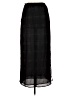 Banana Republic 100% Polyester Plaid Black Formal Skirt Size 6 - photo 2