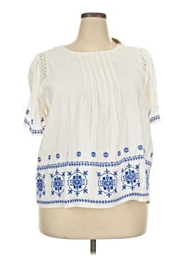 Ann Taylor LOFT Short Sleeve Blouse (view 1)