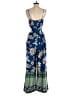 Zara Paisley Blue Jumpsuit Size S - photo 2