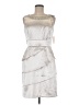 DressBarn 100% Polyester Silver Cocktail Dress Size 6 - photo 1