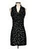 White House Black Market Polka Dots Black Cocktail Dress Size XS - photo 1