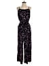 Cupcakes & Cashmere Floral Black Jumpsuit Size S - photo 1
