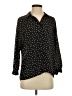 Zara Basic 100% Polyester Polka Dots Black 3/4 Sleeve Blouse Size XS - photo 1