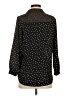 Zara Basic 100% Polyester Polka Dots Black 3/4 Sleeve Blouse Size XS - photo 2