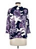 Chico's Purple 3/4 Sleeve Blouse Size Med Petite (1) - photo 2