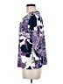 Chico's Purple 3/4 Sleeve Blouse Size Med Petite (1) - photo 5