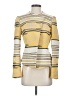 Zara Basic 100% Acetate Stripes Yellow Blazer Size S - photo 1