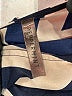 Peppermint 100% Polyester Chevron-herringbone Blue Casual Dress Size S - photo 7