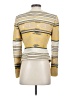 Zara Basic 100% Acetate Stripes Yellow Blazer Size S - photo 2