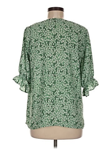 Well Worn 3/4 Sleeve Blouse (view 2)