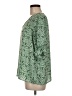 Well Worn 100% Recycled Polyester Green 3/4 Sleeve Blouse Size M - photo 5