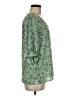 Well Worn 100% Recycled Polyester Green 3/4 Sleeve Blouse Size M - photo 4