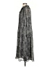 MNG Paisley Gray Casual Dress Size S - photo 5