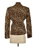 MICHAEL Michael Kors Animal Print Gold Blazer Size 2 - photo 2