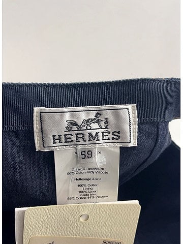 Hermès Unisex Denim Nevada Baseball Cap (view 2)