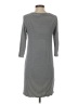 fleur bleue Stripes Gray Casual Dress Size S - photo 2