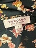 Tempted 100% Polyester Floral Black Long Sleeve Blouse Size S - photo 7
