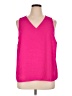 Nine West 100% Polyester Pink Sleeveless Blouse Size 0X - photo 1