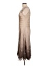 Komarov 100% Polyester Solid Tan Cocktail Dress Size Lg (3) - photo 5