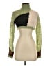 Cider Color Block Green Turtleneck Sweater Size S - photo 1