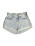 PacSun 100% Cotton Blue Denim Shorts Size 23 waist - photo 1