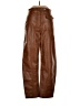 MSGM Brown Faux Leather Pants Size EU (IT) 40 / US 4 - photo 1