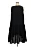 Caslon 100% Polyester Solid Black Casual Dress Size 2X - photo 2