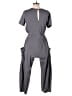 Assorted Brands Solid Gray Jumpsuit Size M (estimated) - photo 2