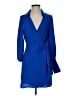H&M 100% Polyester Blue Cocktail Dress Size XS - photo 1