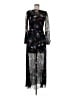 Bebe 100% Polyester Black Cocktail Dress Size 6 - photo 1