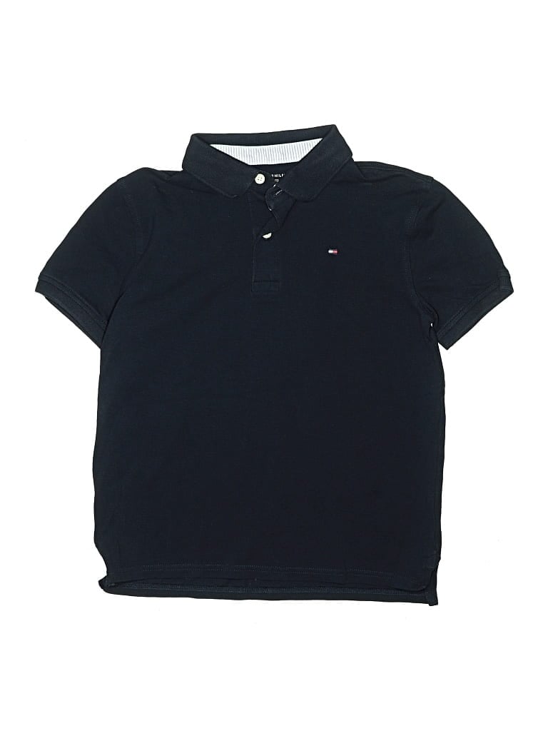 Pre-owned Tommy Hilfiger Kids' Short Sleeve Top Blue Tops